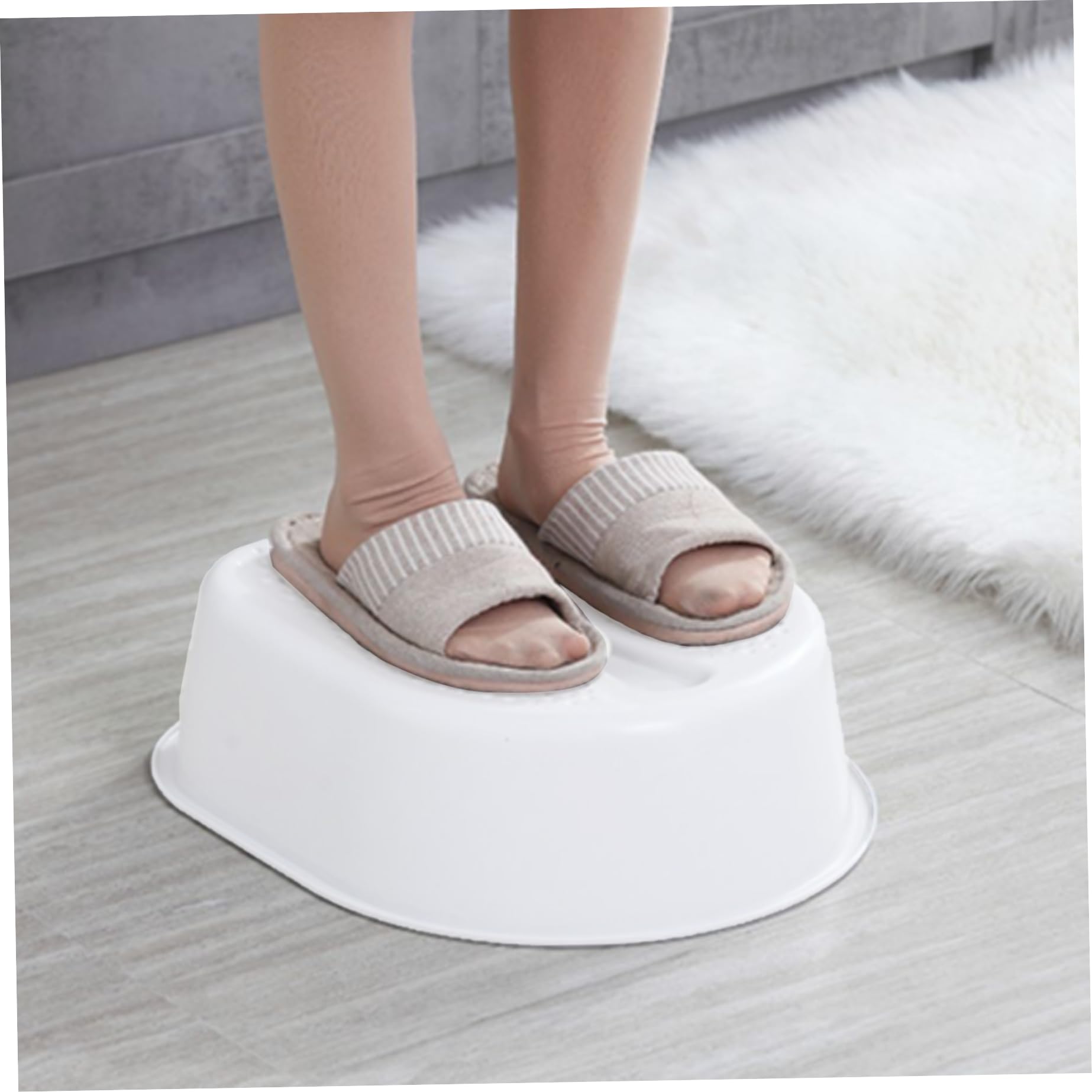 Vaschetta per pediluvio, 15x13x4, 5 Vaschetta per pediluvio portatile leggera con protuberanze massaggianti, Secchio per lavaggio domestico per lavare i piedi in ammollo per adulti, Lavabo b