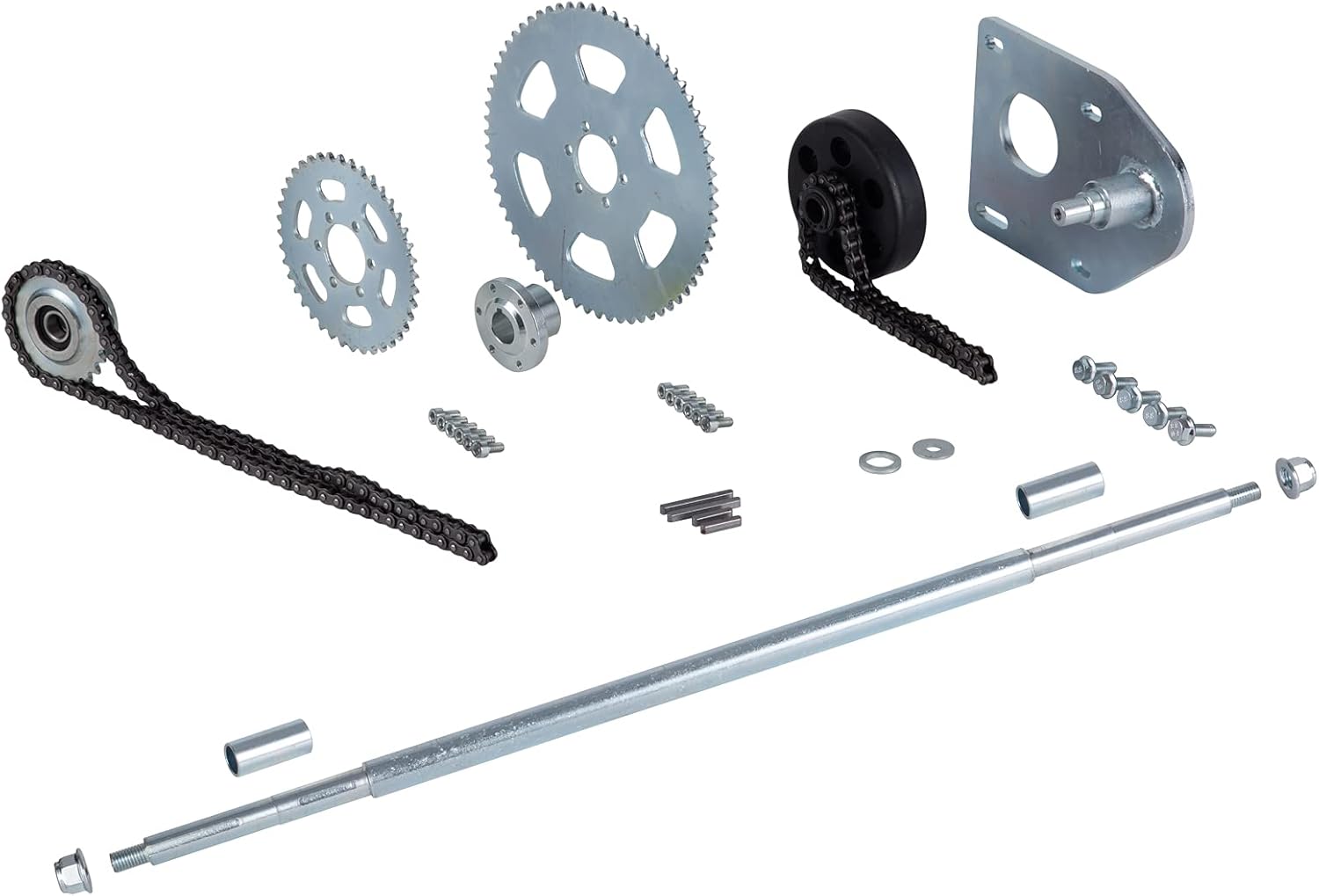GoKart Rear Axle Assembly Kit with Jackshaft Sprocket