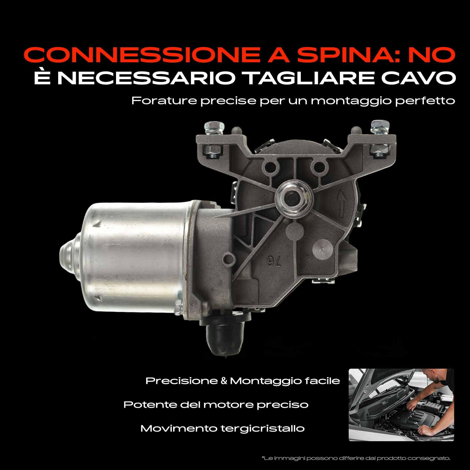 Frankberg Motore Tergicristallo Compatibile con BR.A.Vo II 198 Delta III 844 500/595/695 Replace# 064014011010,T511MOM