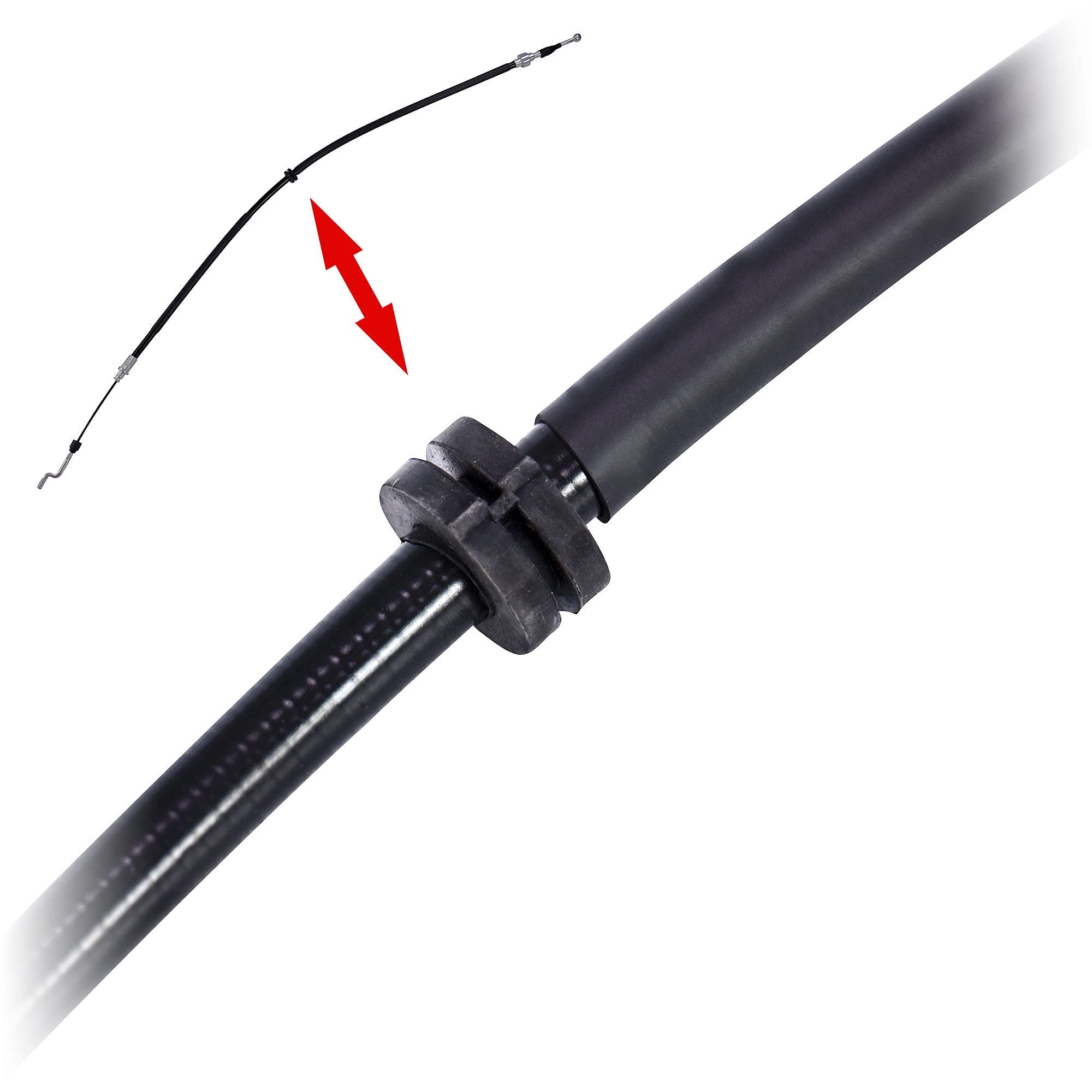 ATEC 2x Handbremsseil Scheibenbremse Hinterachse Kompatibel mit VW TRANSPORTER T4 (70B, 70C, 7DB, 7DK, 70J, 70K, 7DC, 7DJ, 70A, 70H, 7DA, 7DH, 70E, 70L, 70M, 7DE, 7DL)