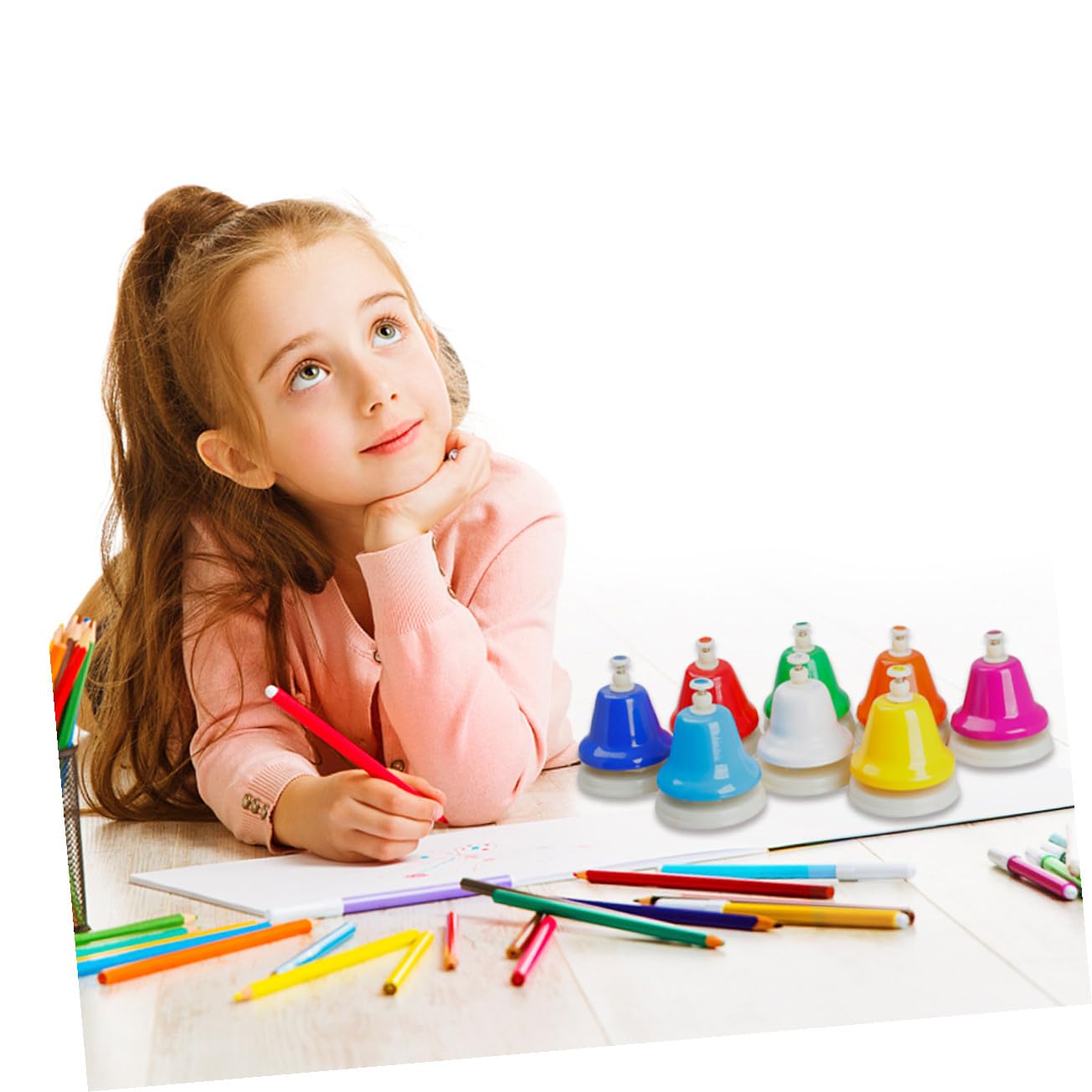 Campana de Ocho Tonos para Niños, Instrumento Musical de Acero Inoxidable