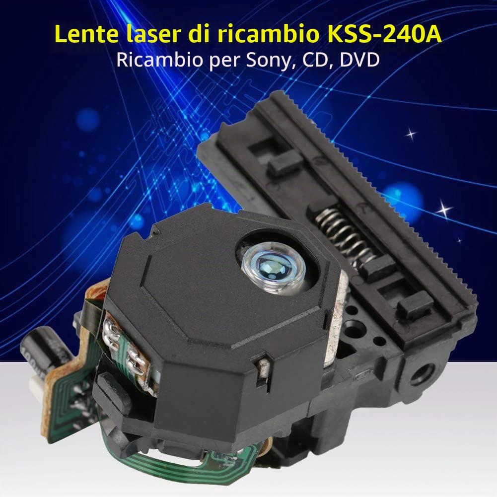 Laser a testa singola KSS-240A - Unità laser di ricambio, lente ottica, 4,5 x 4 cm, per testa laser, componenti elettronici