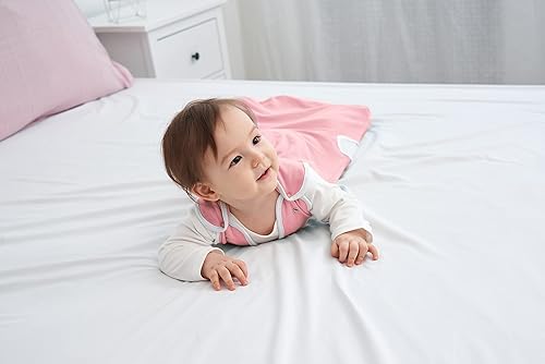 Miniatura 5 de TWINOR Breathable Reduce Suffocation Risk Baby Wearable Blanket, Sleeping Bag with 2-Way Zipper, Tog 0.5 Soft Sack