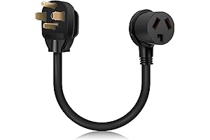 WELLUCK 1.5FT 3 Prong to 4 Prong Dryer Adapter