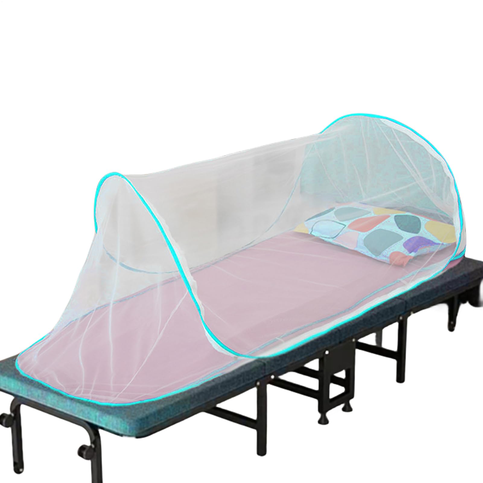 Tienda de campaña para cama con red de mosquito plegable y malla de privacidad para bebé