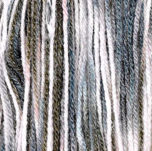 Image of M.G Rangoli Multi Grey (500 gm) Wool Hank Hand Knitting Wool /Art Craft Soft Fingering Crochet Hook Yarn, Needle Knitting Yarn Thread Dyed