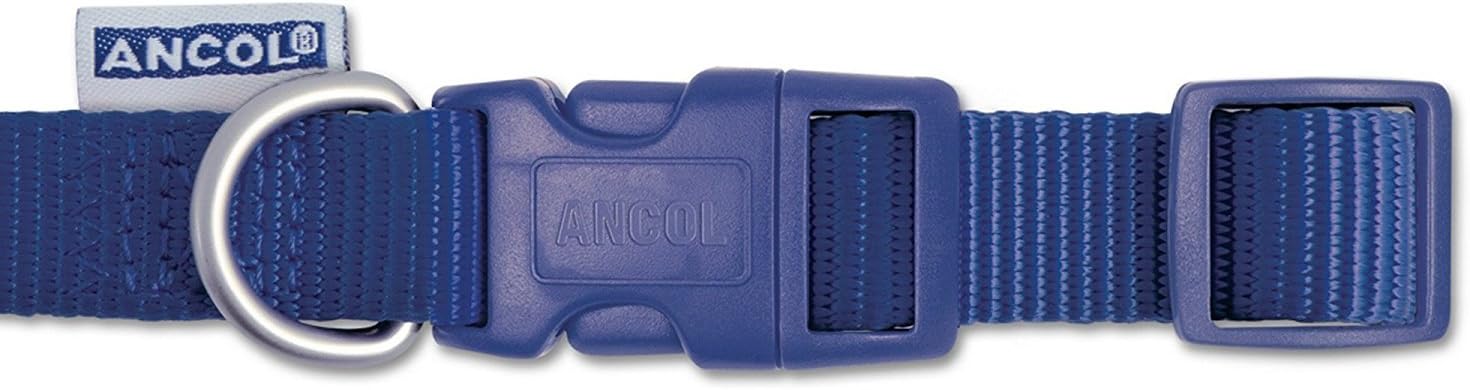 Ancol Viva Quick Fit Adjustable Collar Blue. Collar Size 1-2 to fit 20-30cm. Weatherproof.