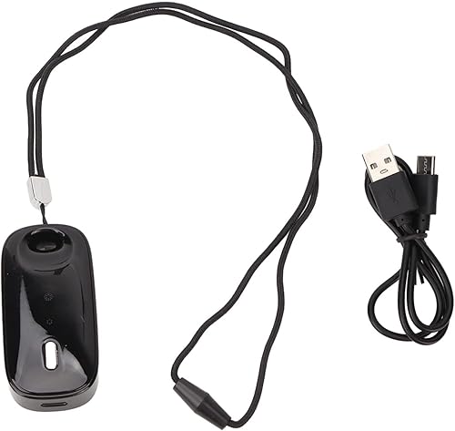 Collar de aire, mini purificadores de aire recargables de bajo ruido, limpiador de aire portátil de iones negativos de tamaño de viaje para adultos