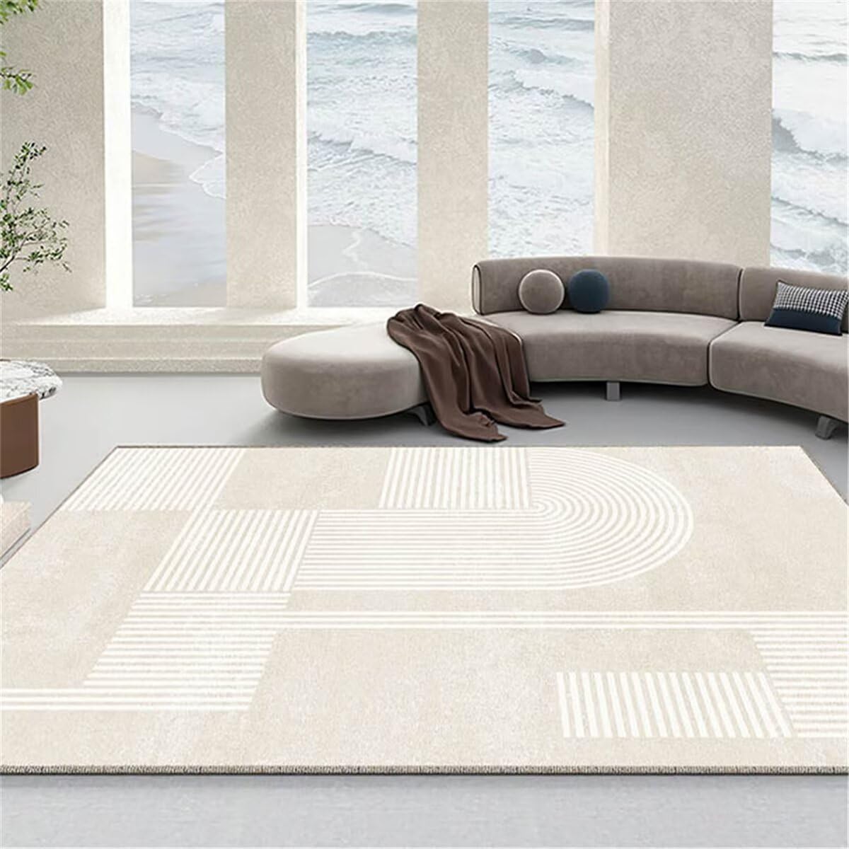 Paillasson d'intérieur style moderne 40x60cm pour terrasse et balcon