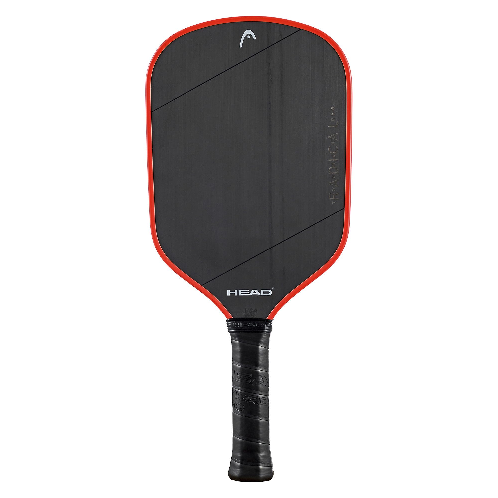 HEAD Radical Tour EX Raw Pickleball Paddle | Color: Black | Size: 4 1/8 inches | Material: Polypropylene | for Men & Women | Optimizes Strength and Stiffness, | Comfortable Grip