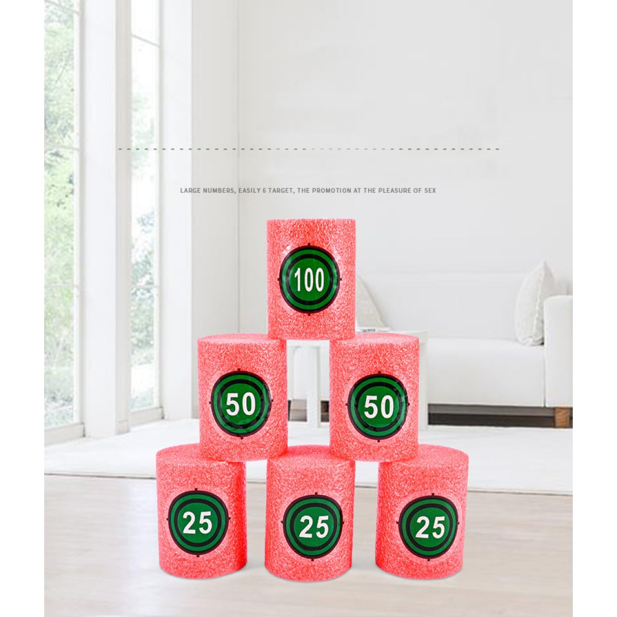 Vaguelly 12 Latas de Juego Pequeñas de Eva para Diana, Cilindros Resistentes y Duraderos para Práctica de Puntería, Juguetes Deportivos Actividades al Aire Libre