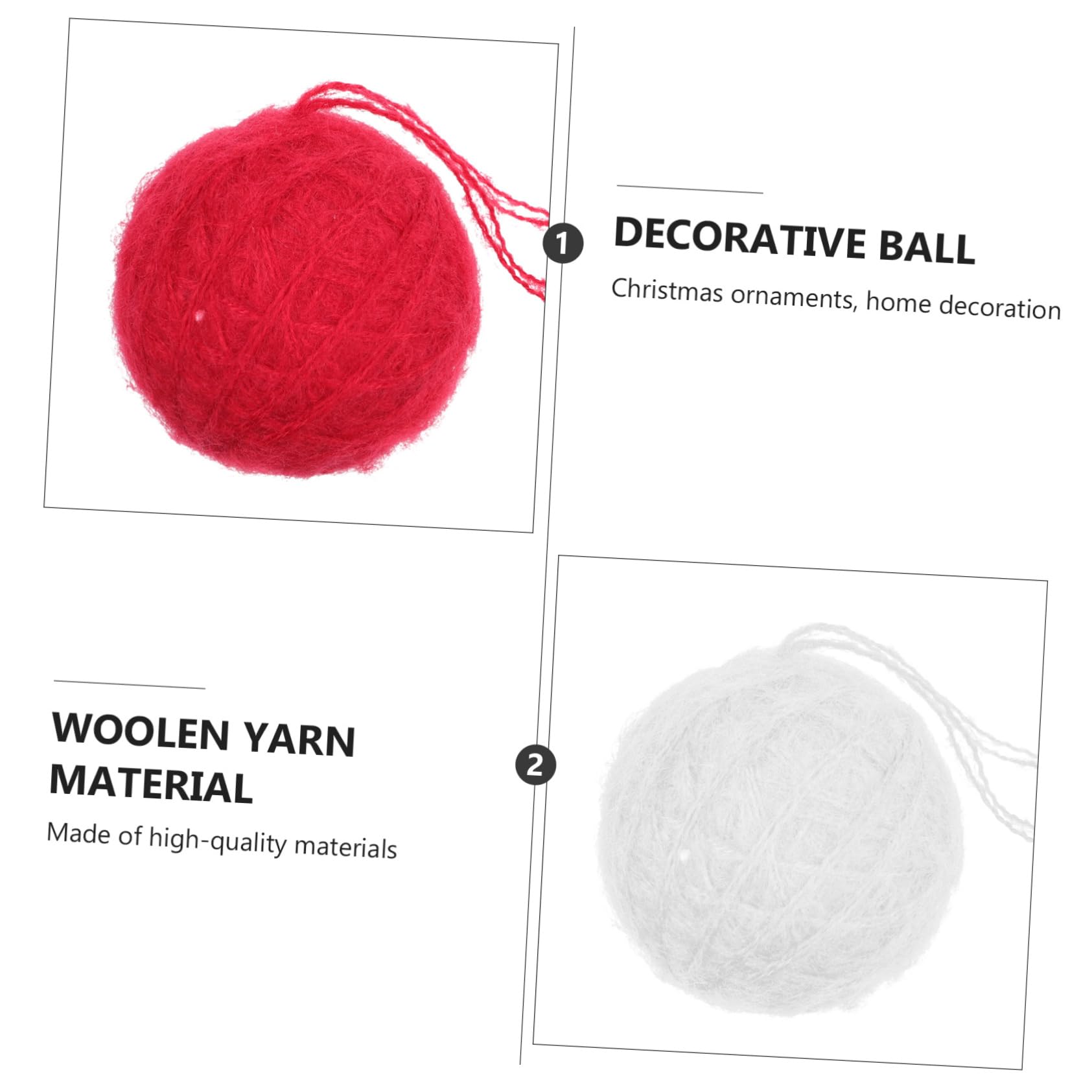 Ciieeo Lot De 3 Décorations De Noël pour Sapin De Noël pour Fêtes Fêtes Fêtes 10 Pièces X 3
