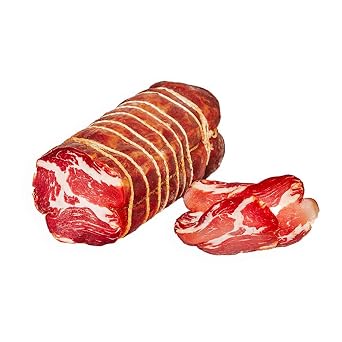 Italian Style Capicola/Capocollo Copa Charcuterie Set (1 Regular Chunk & 1 Hot Chunk (3.5Lbs - 4Lbs Average Weight Each Chunk))