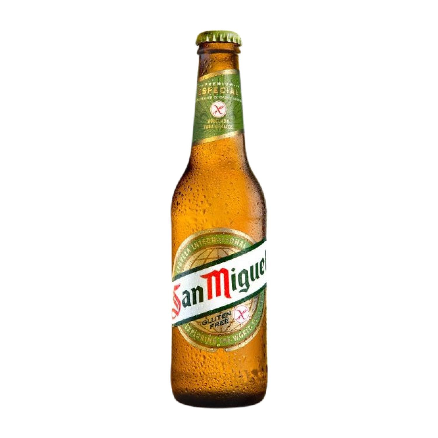 Cerveza Caja de 24 unidades San Miguel sin Glúten Botellín Tercio 33 cl