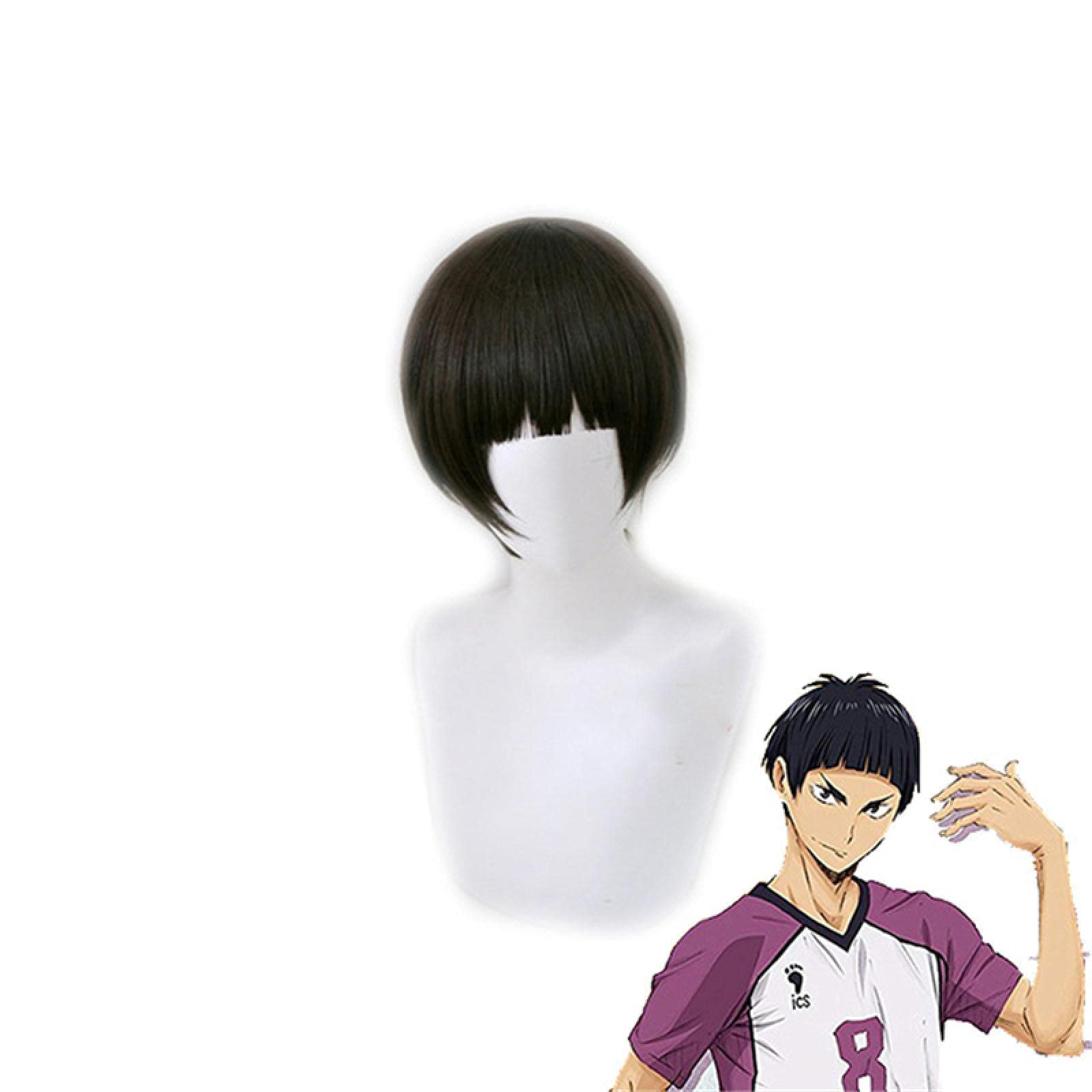 Haikyuu!! Cosplay tsukishima kei Hinata Shoyo Nishinoya Yuu Oikawa Tooru Kozume Kenma kageyama tobio Miya Atsumu Miya Osamu Wig