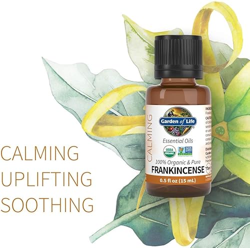 Miniatura 2 de Garden of Life Aceite esencial, incienso, 0.5 onzas líquidas (0.5 fl oz), 100% orgánico y puro por la USDA – limpio, sin diluir y sin OMG – para