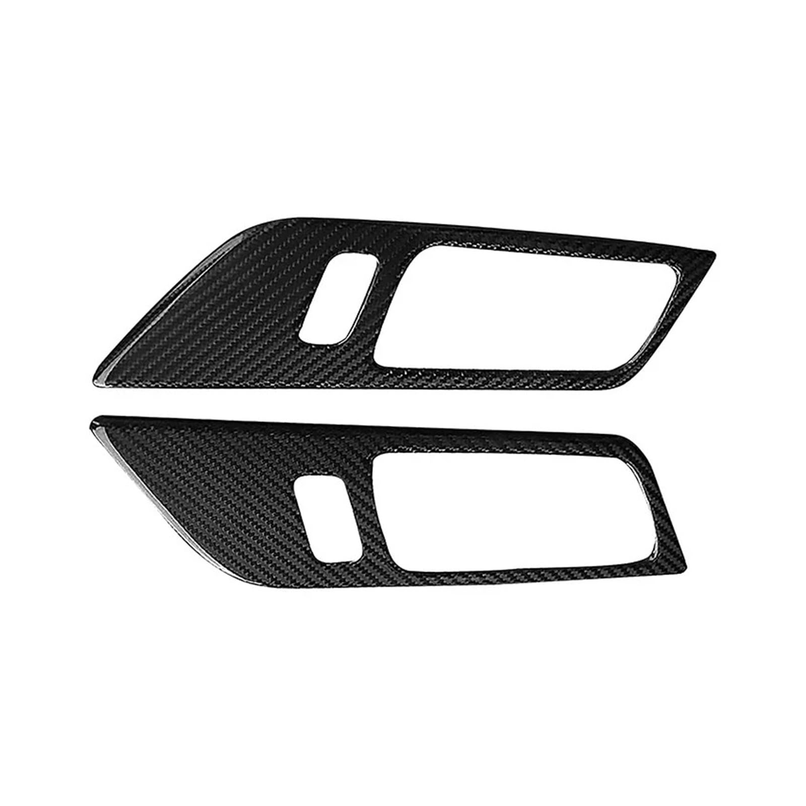 Car Interior Sticker 1 Pair Car Inner Door Handle Decoration Frame Sticker for Mustang 2015-2017 Carbon Fiber Interior