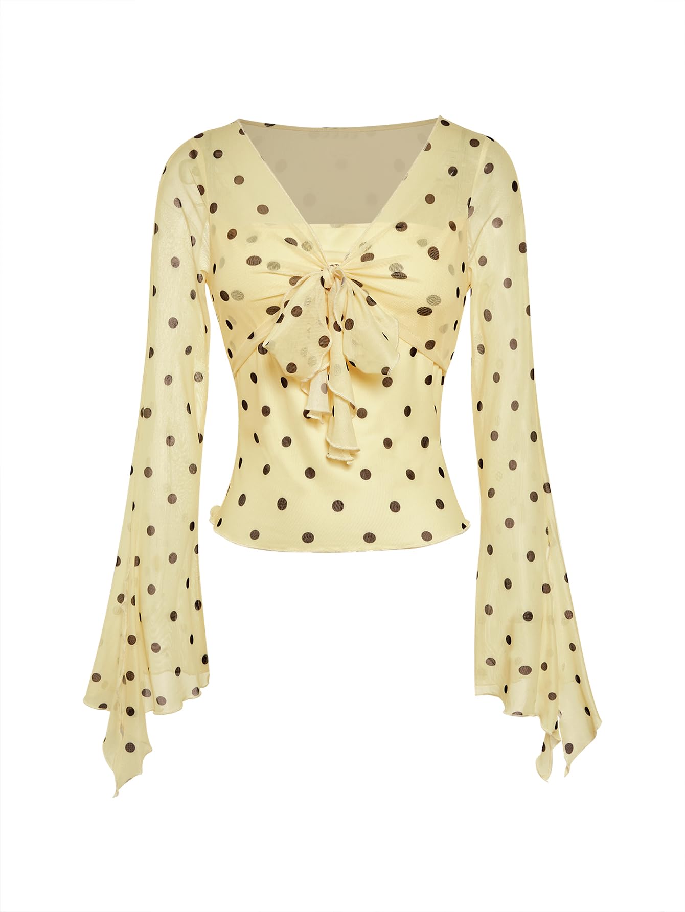 Photo 1 of Verdusa Women's Floral Print Mesh T-Shirt