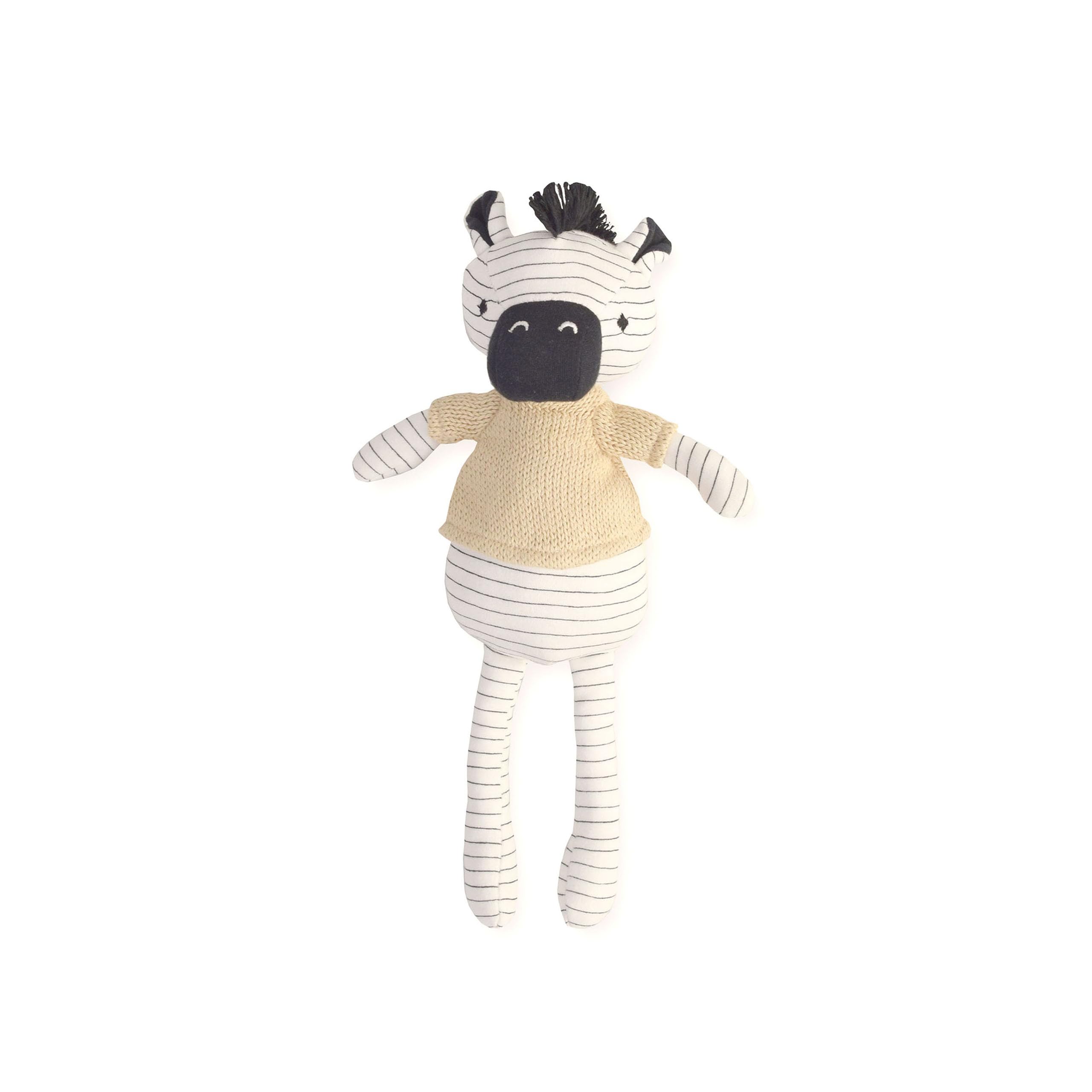 Crane Baby Handmade Plush Toy Zulu Zebra Kendi Collection - White (B09T2P8TMV) Amazon Price History, Amazon Price Tracker