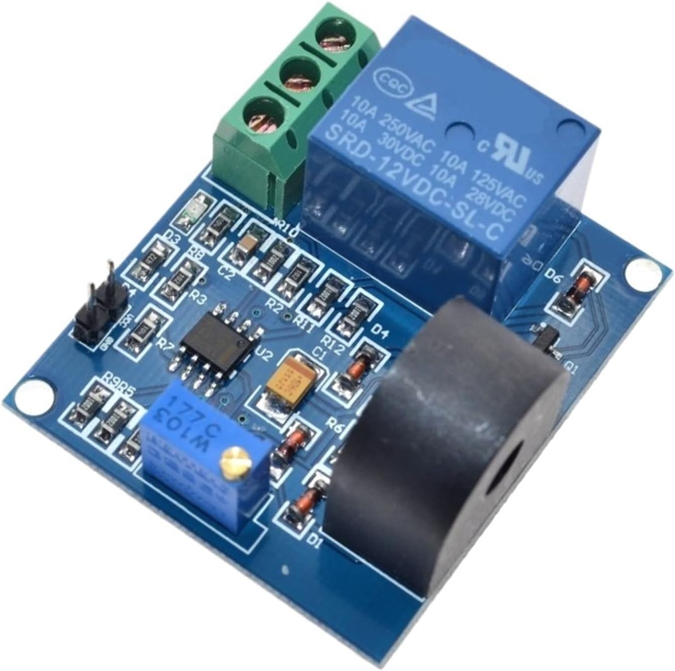 1pcs 5A Current Detection Sensor AC overcurrent/Short-Circuit Protection Detection Module(12V)