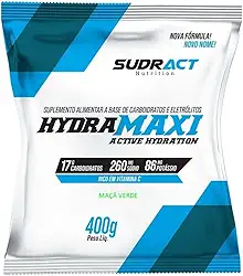 Sudract Isotônico Em Pó Hydramaxi - Rende Até 10 Litros - Energy Drink - Pré E Durante Os Treinos (Maçã Verde)