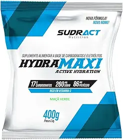 Sudract Isotônico Em Pó Hydramaxi - Rende Até 10 Litros - Energy Drink - Pré E Durante Os Treinos (Maçã Verde)