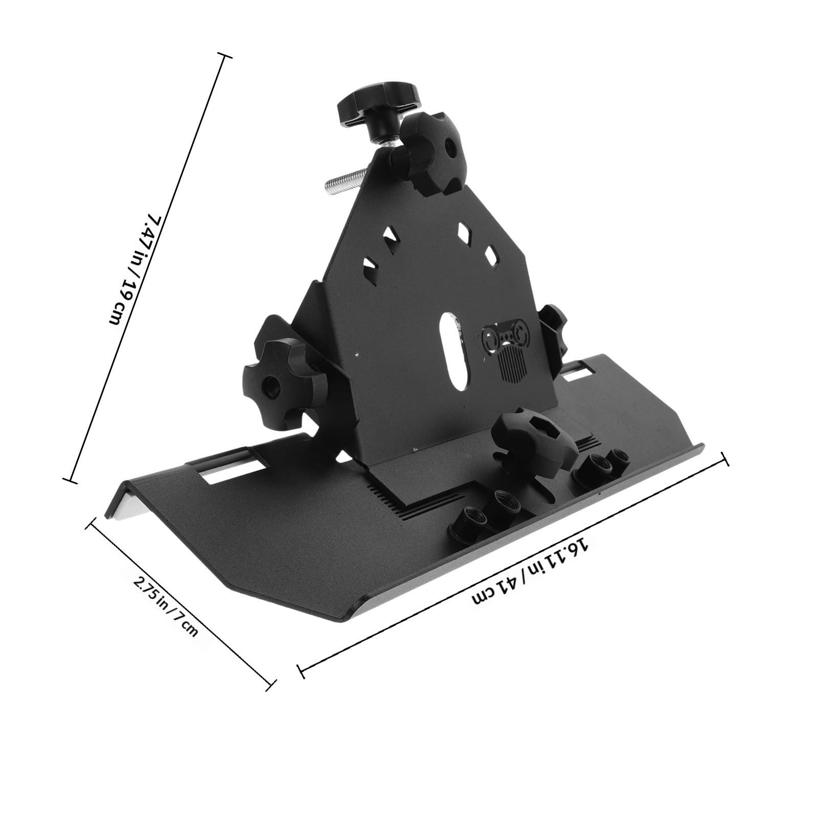 Garneck Cortadora de Azulejos Manual y Velocidad de 1500 por Minuto para Amoladora Angular Chaflán de 45 Grados, Diámetro de Corte 125 Mm para Trabajos Precisos