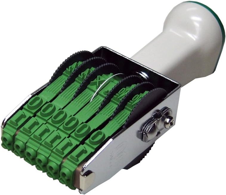 Sanby TK-026 Rotating Stamp Techno-Touch 6 Consecutive Mincho TK-026