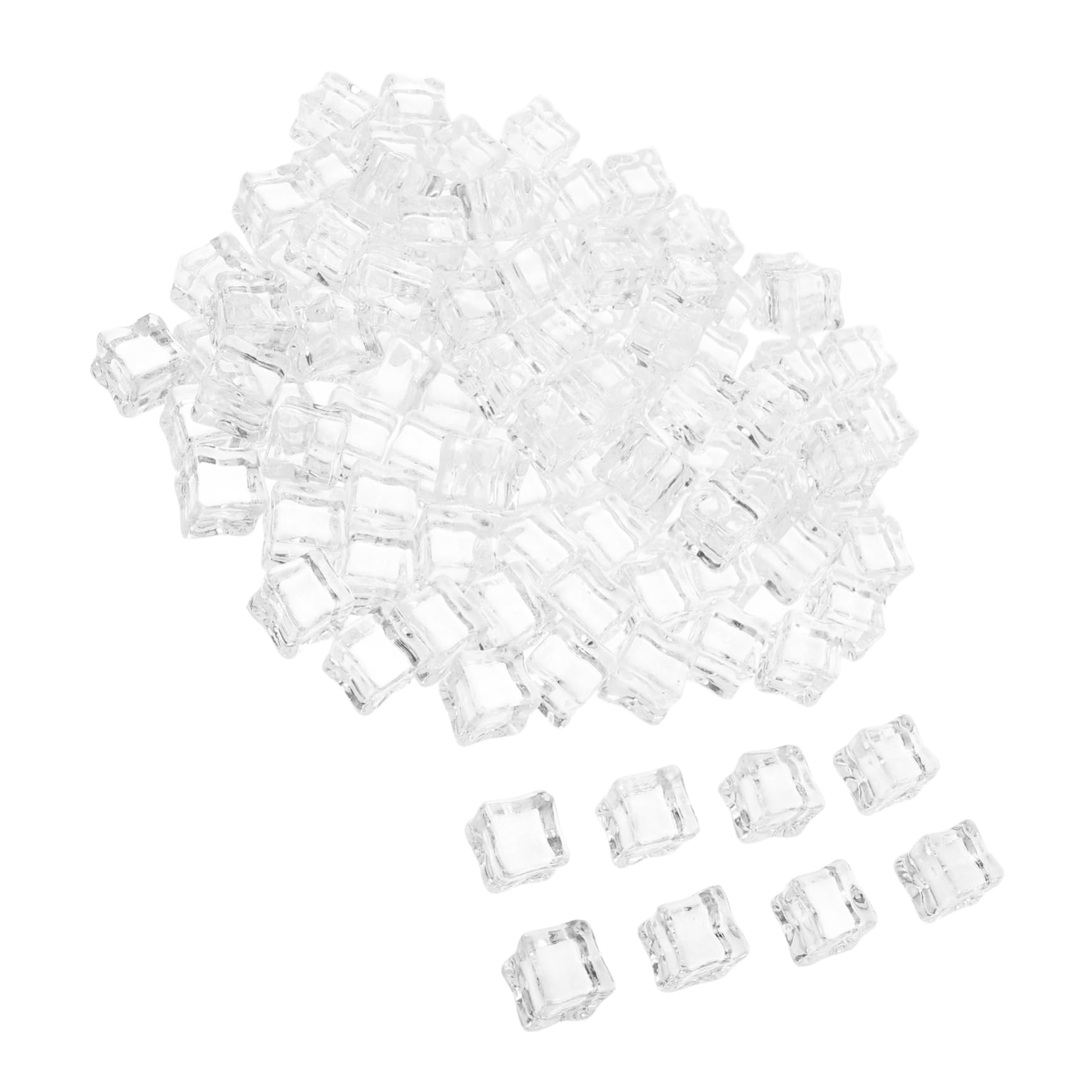 Cubitos de hielo reutilizables de acrílico para evitar derretimientos en decoración