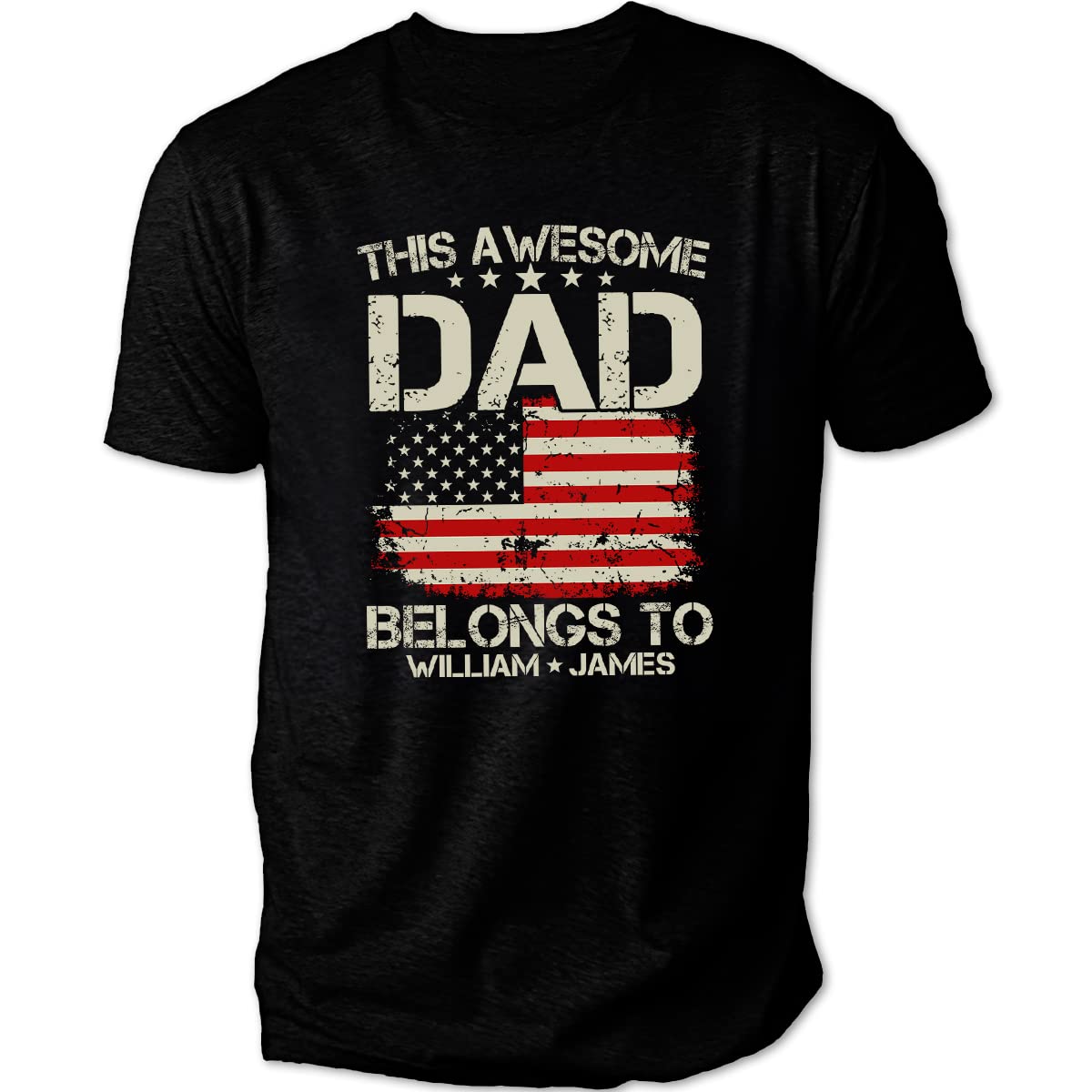 Personalized Gifts For Dad T Shirt Dad Birthday Gift From