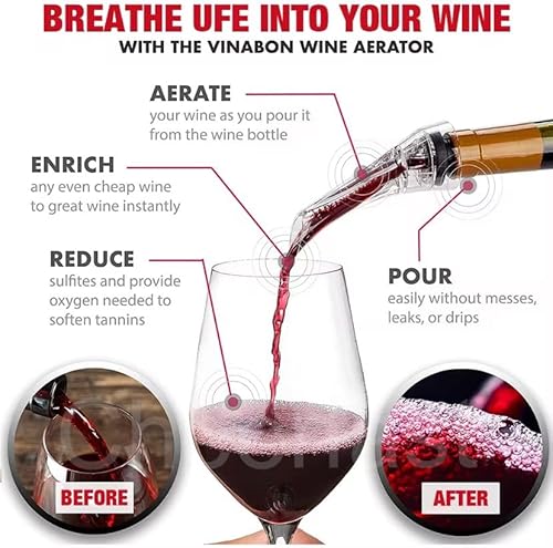 Aireador y Vertedor de Vino Antigoteo – Decantador Instantáneo con Diseño de Águila para Mejor Sabor y Aroma – Accesorio Premium para Amantes del Vino, Fácil de Usar y Limpiar – Regalo Elegante - imagen 5
