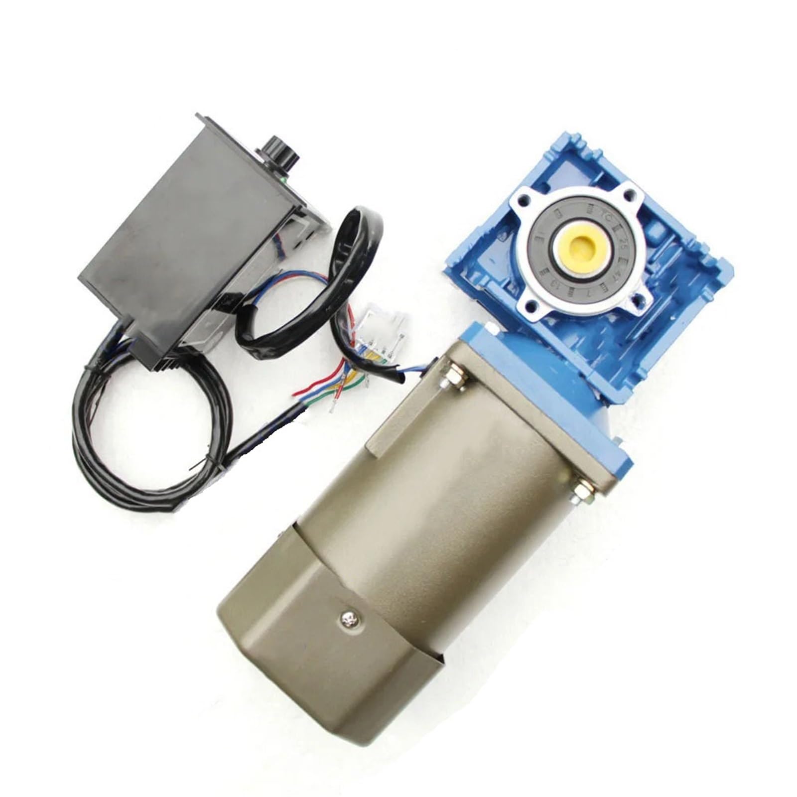 Reduktor jednofazowy przekładnia ślimakowa 0,12 kW, 110 V AC, 120 W GW120, rama 90x90mm, regulowany silnik z regulatorem prędkości CW CCW, 1 sztuka wkrętaki elektryczne (17 obr./min)