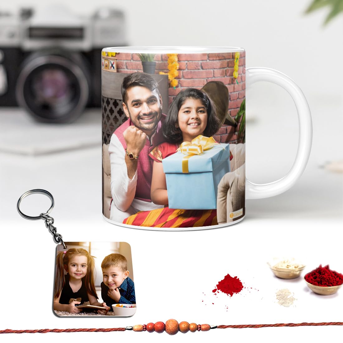 GiftsOnn Personalized White Ceramic Coffee Mug 330 ml - Personalized Mug, Customized Mug, Photo Mug for Birthday Anniversary Wedding marrage Anniversary Couple Mug- W-08