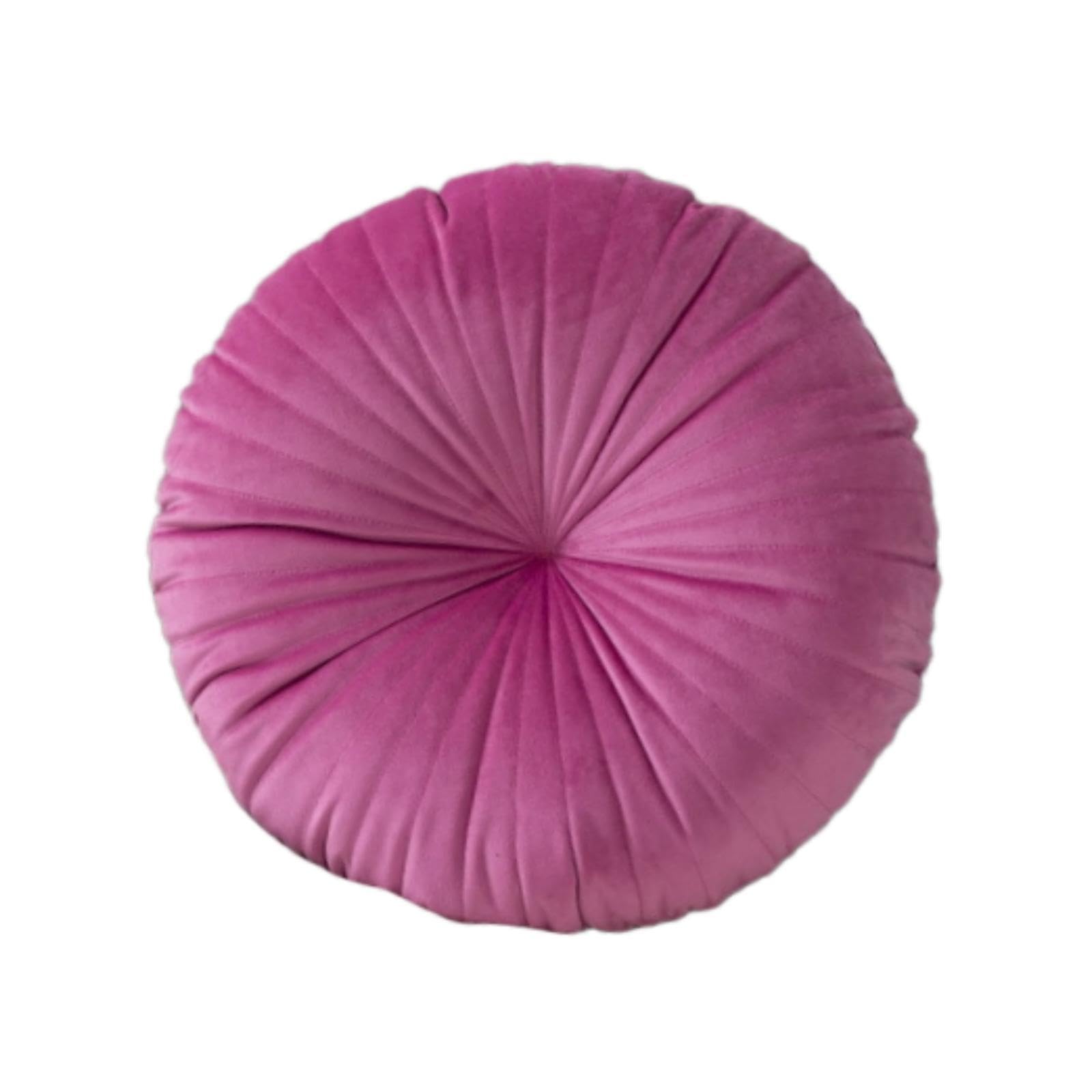 Round Pumpkin Throw Pillow Premium Elegant Floor Pillow for Vanity Bed Couch Rose Red |Home & Garden | Home D?©cor | Pillows