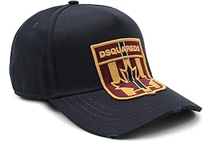 dsquared2 Men's Canada Leaf Patch Logo Baseball Cap in Green and Blue