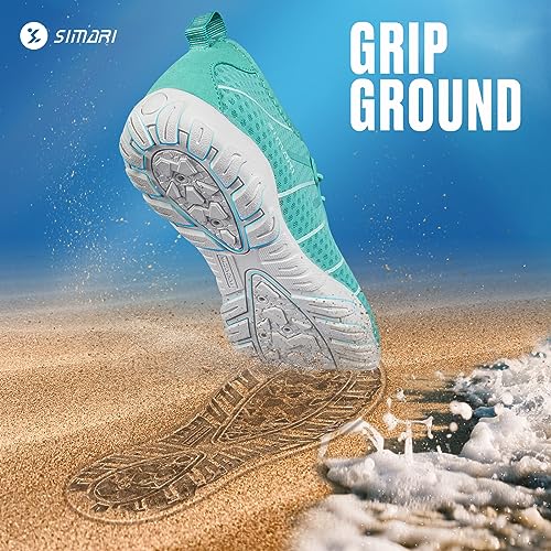 Image of SIMARI Mens Womens Water Shoes Sports Quick Dry Barefoot Diving Swim Surf Aqua Walking Beach Yoga