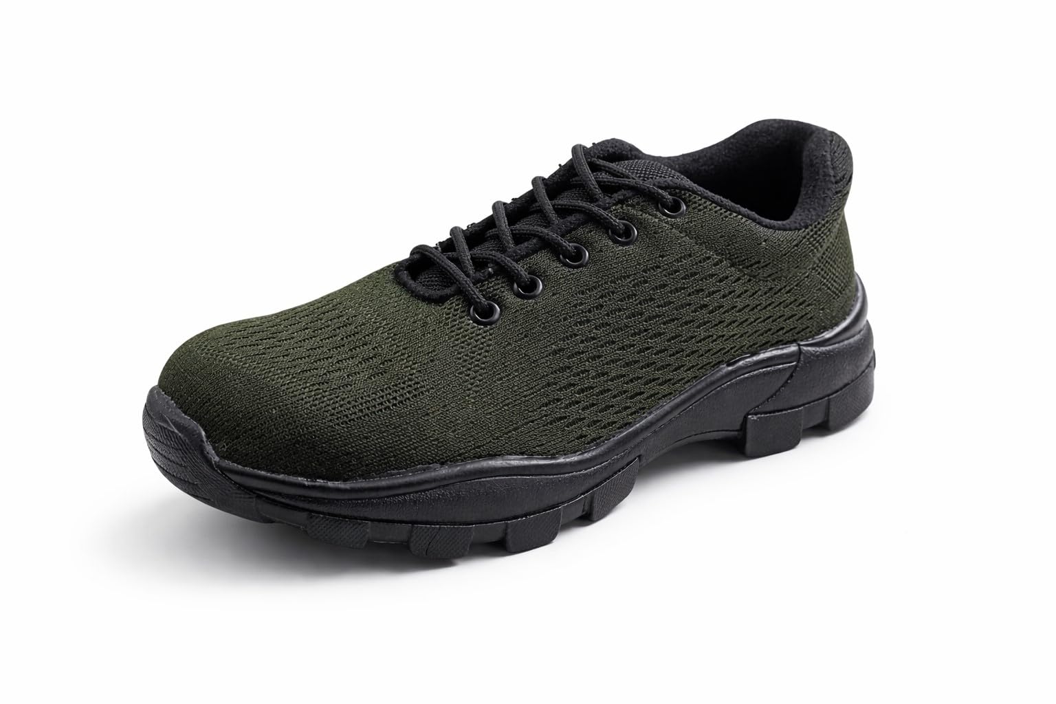Steel Toe Knitted Upper Safety Shoe for Men, Green, F-Knit-GRN-picture-43