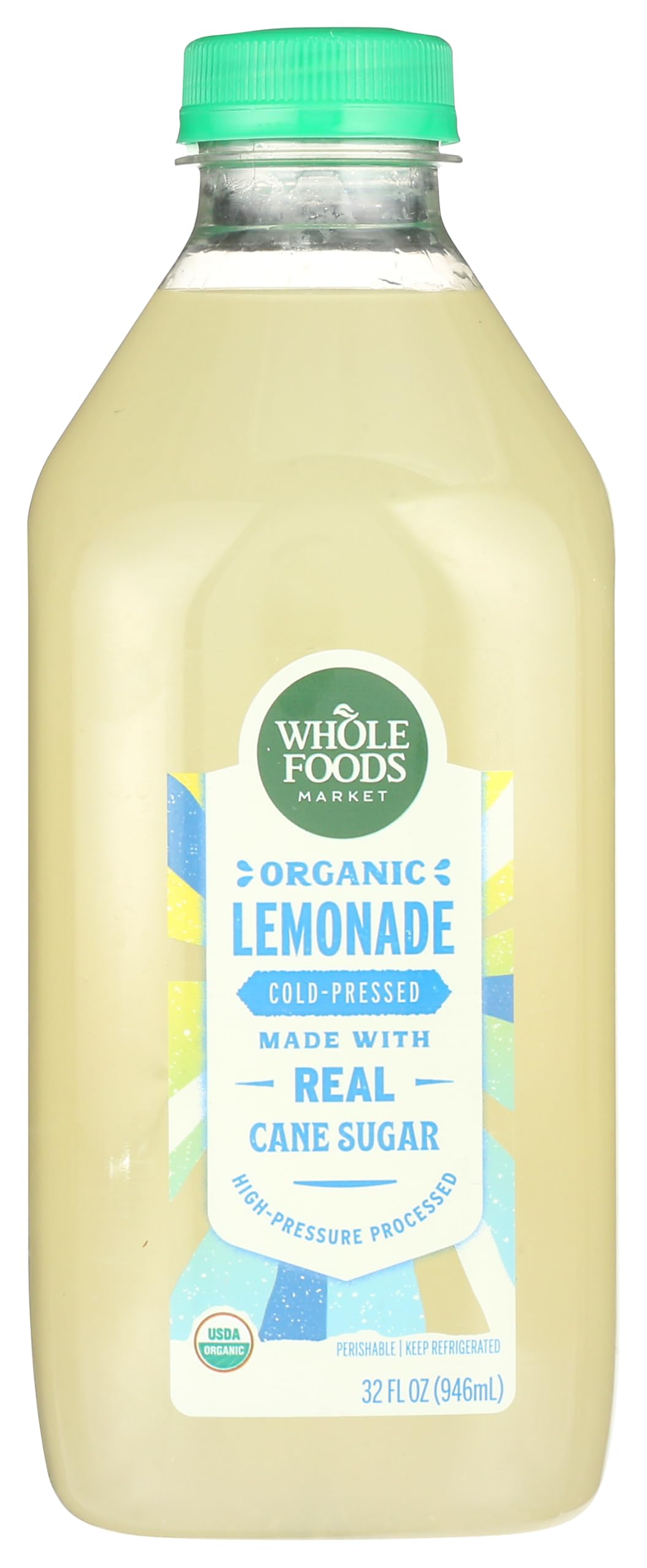 Organic Lemonade, Cold-Pressed Made With Real Came Sugar