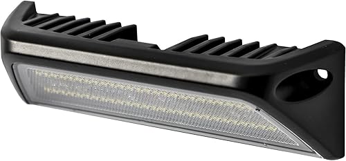 Miniatura 6 de Buyers Products 1492238 - Luz de escena/luz de inundación rectangular ancha LED de 6 pulgadas para ATV, luces antiniebla todoterreno, transparente