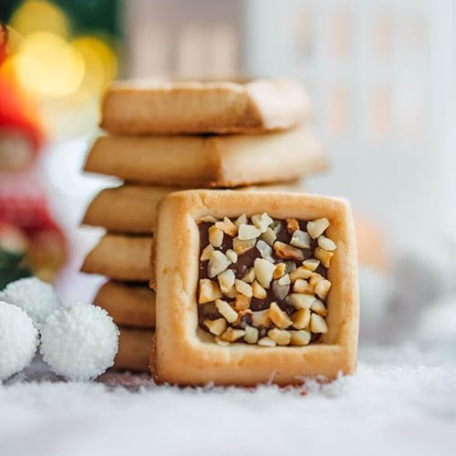 Vista 31 de Michel et Augustin Galletas, aperitivos envueltos individualmente, chocolate con leche gourmet y mantequilla de caramelo, 15 galletas de mantequilla