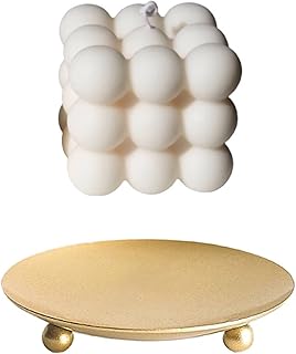 Brighter Sky Bubble Candle with Holder, Natural Premium Soy Wax, Lavender Essential Oil, Aesthetic Candles, Candle DÃ©cor, Gift for Her, Candle Gift, Gift for Friends