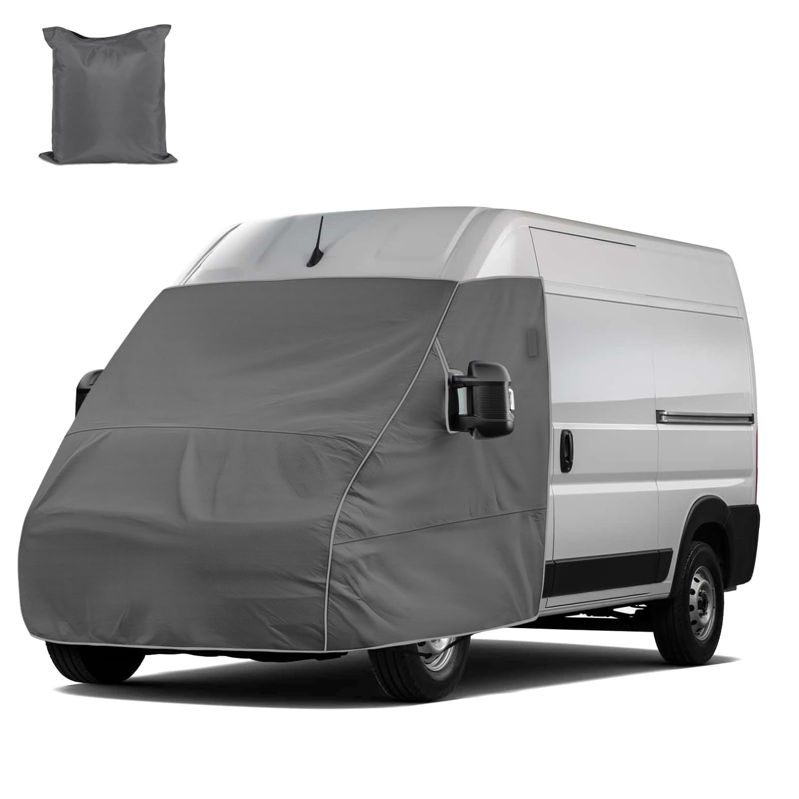 Przednia osłona przedniej szyby kompatybilna z Fiat Ducato Peugeot Boxer Citroën Jumper 2006 - Opel Movano 2021 - Plandeka ochronna na szybę przed śniegiem, lodem, słońcem, mrozem