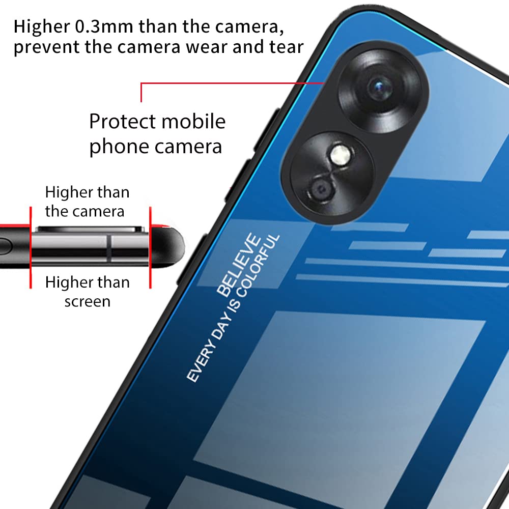 WBWONE Cover per OPPO A94 5G, Fotocamera tutto Compreso Anti-Graffio Antiurto Custodia in Morbida Silicone TPU Protettiva Case - Nero