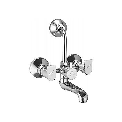 Coronet Mini Vivo Modern Wall Mixer 2-in-1 Without L Bend & Crutch - for Bathroom Mixer Tap for Bathromm