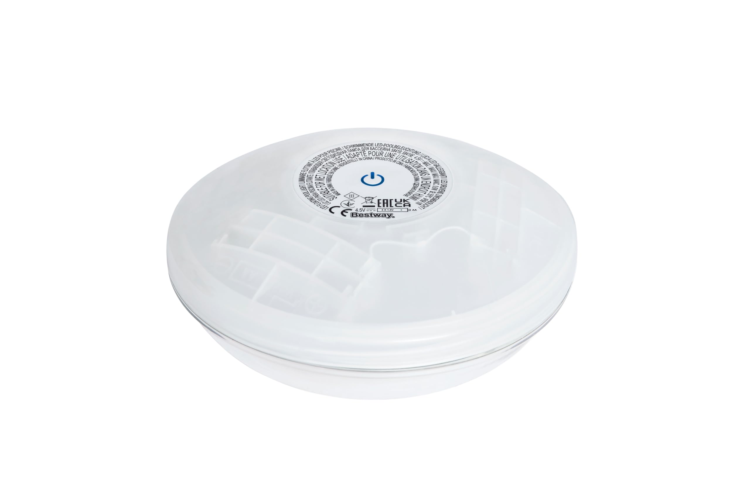 BESTWAY Luz LED Flotante para Piscinas FloatBright 15x14,2x6,7 cm Transparente