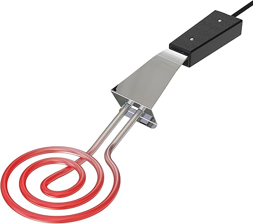 WishDirect Arrancador eléctrico de carbón de 700 W para parrilla de barbacoa, chimenea, fogata, estufa, elemento calefactor en espiral grande con