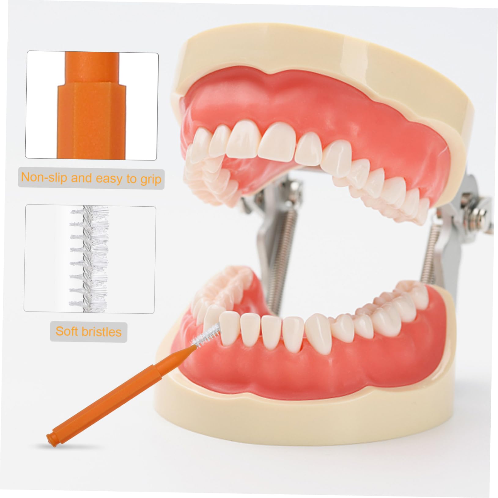 VALICLUD 500stücke Interdentalbürsten Für Zahnreinigung Tragbare Zahnbürsten Für Menschen Mit Ergonomisches Design Einfache Handhabung Für Tägliche Mundpflege Und Besondere Anlässe