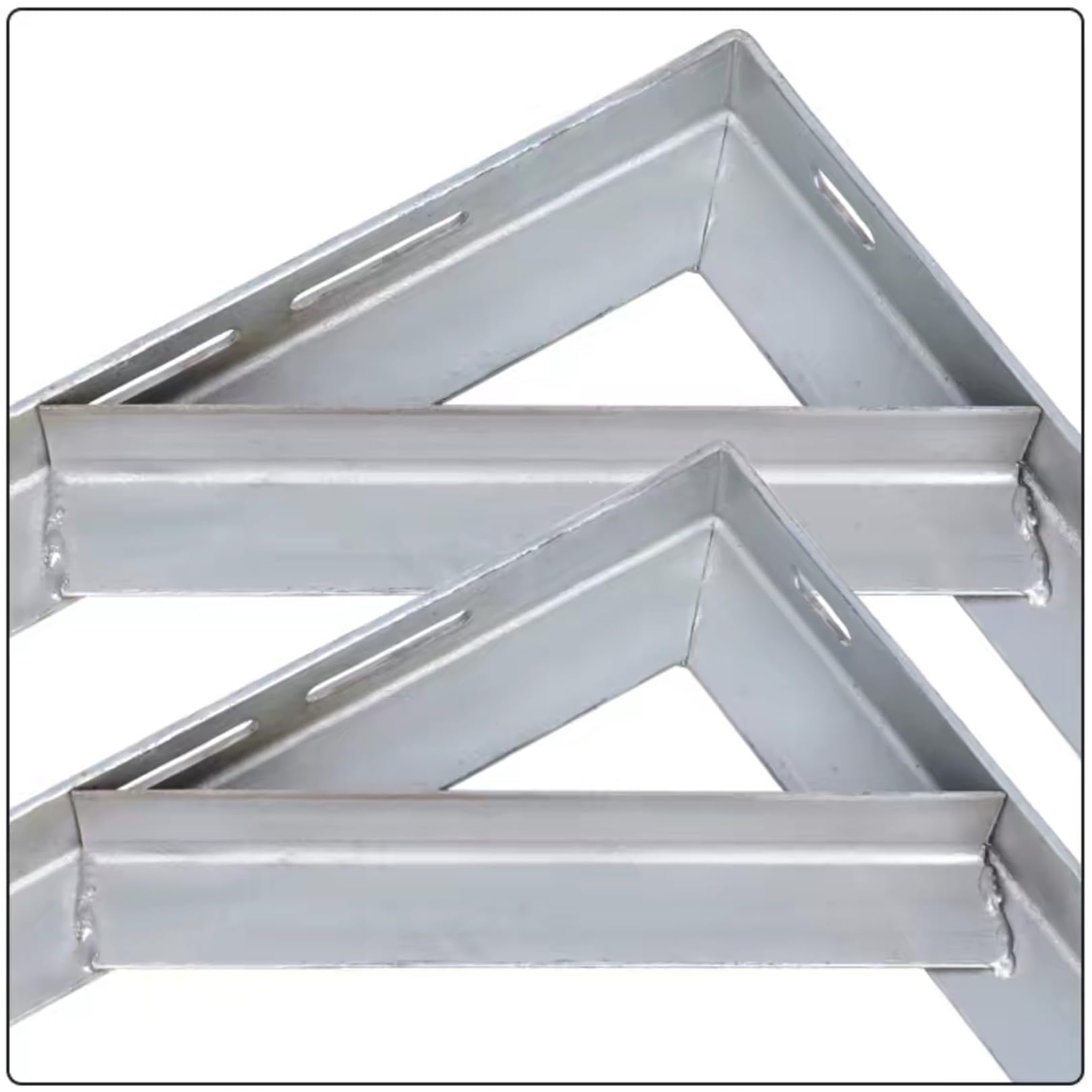 2 Pezzi Supporti per Mensole in Metallo,Staffe per Mensole Pesanti,Reggimensola da Muro,Staffe per Mensole Galleggianti,per Cucina Camera Letto Balcone,con Viti (80x35cm)