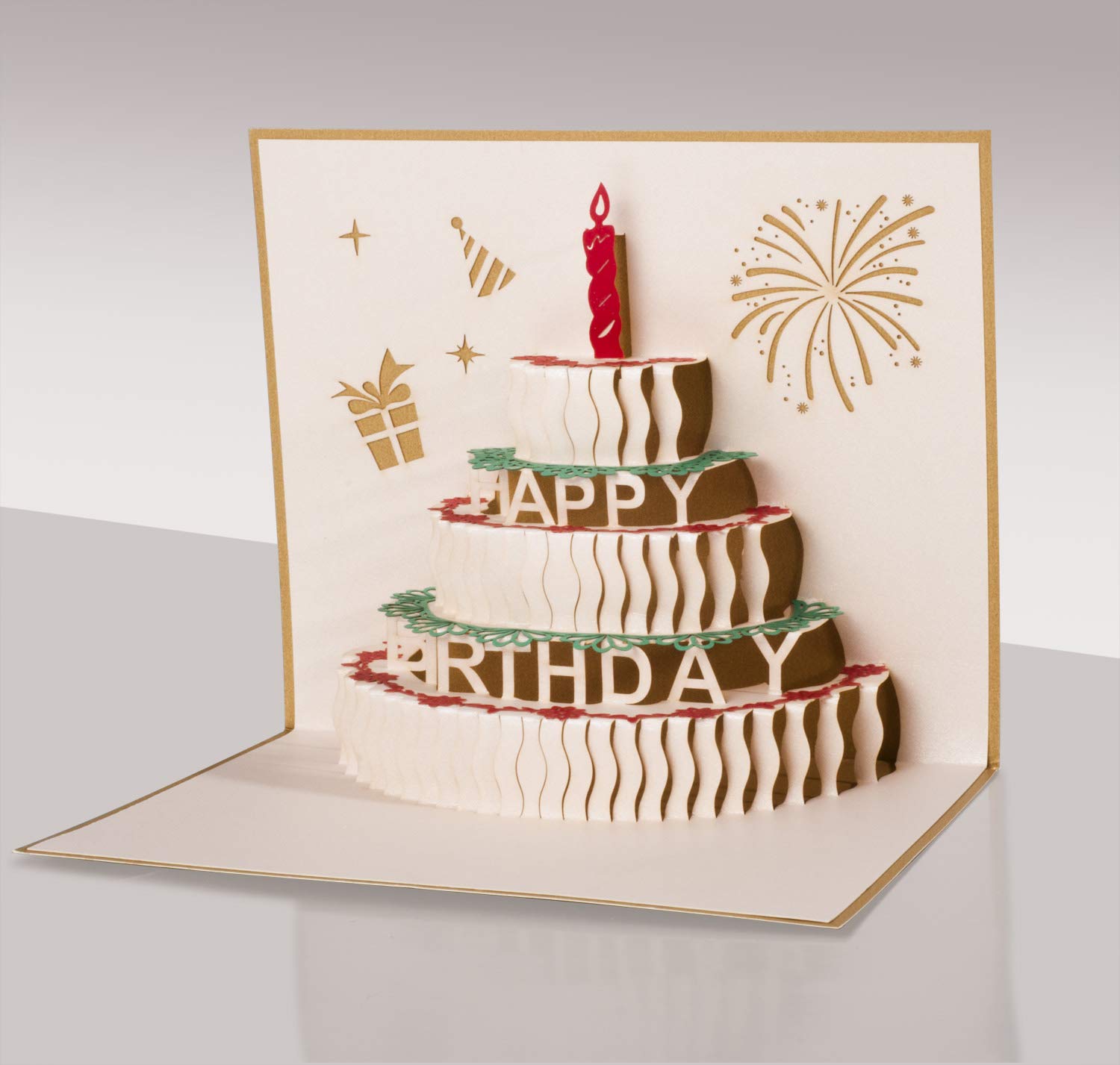 Carte D'Anniversaire Pop-Up Pop-Up 3D - Carte De Vœux 3D - Carte De