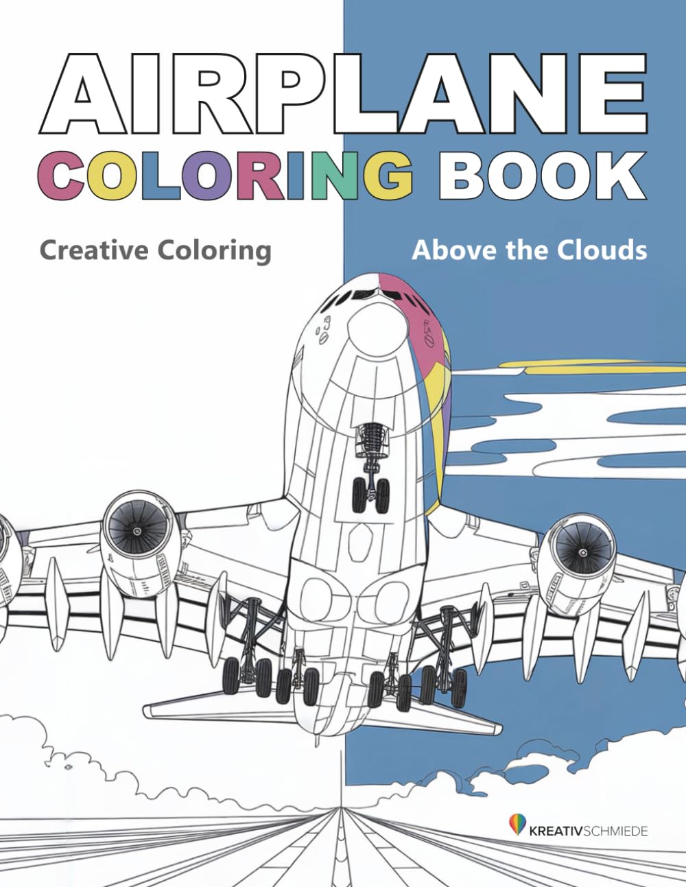 Airplane Coloring Book for Kids and Adults: 40+ Detailed Planes – Jets, Propellers & More